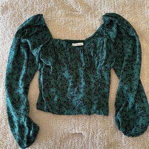 Abercrombie Puff Sleeve Top